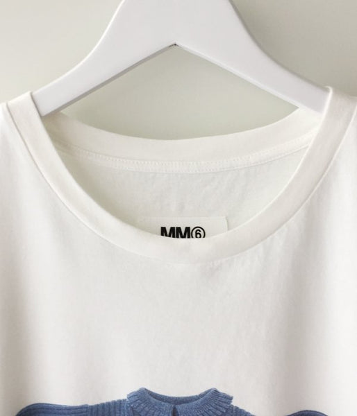 MM6 MAISON MARGIELA/KIDS WEAR PRINTED TEE(WHITE)