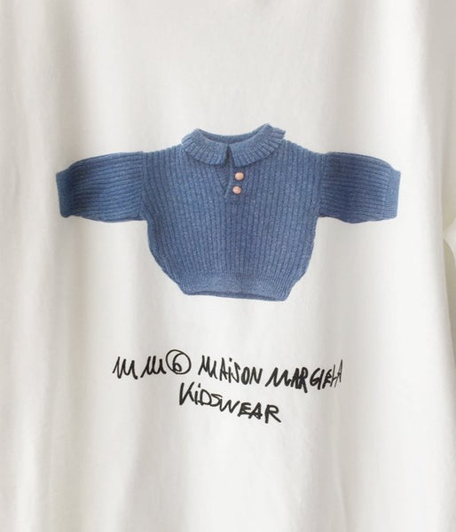 MM6 MAISON MARGIELA/KIDS WEAR PRINTED TEE(WHITE)