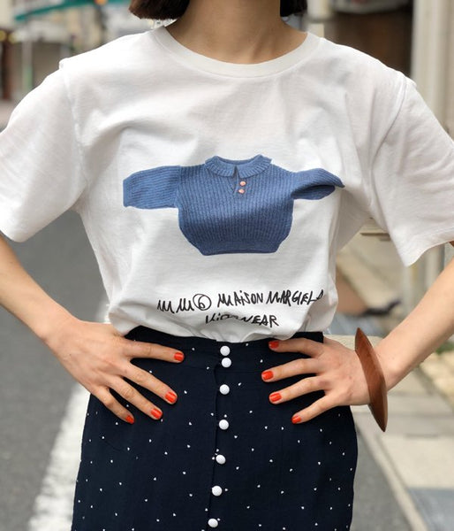 MM6 MAISON MARGIELA/KIDS WEAR PRINTED TEE(WHITE)
