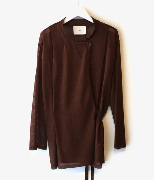 TAN/SOFTSHINY CARDIGAN (BROWN)