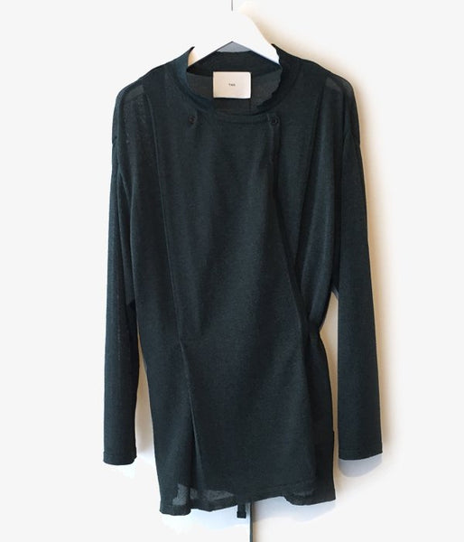 TAN/SOFTSHINY CARDIGAN (GREEN)