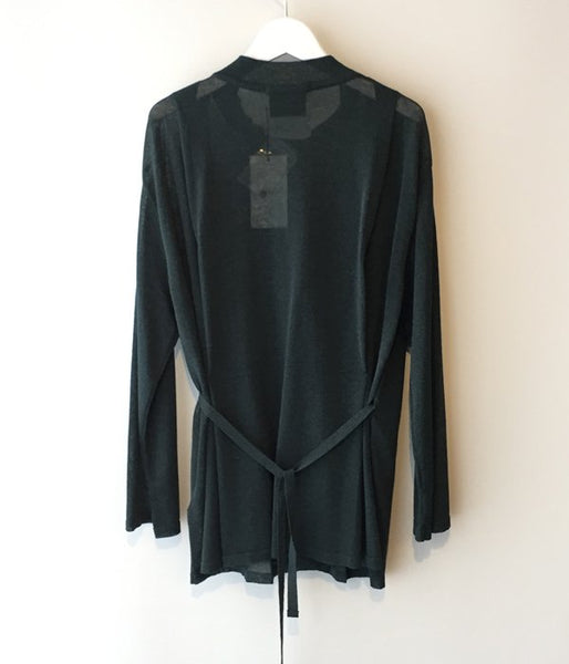 TAN/SOFTSHINY CARDIGAN (GREEN)