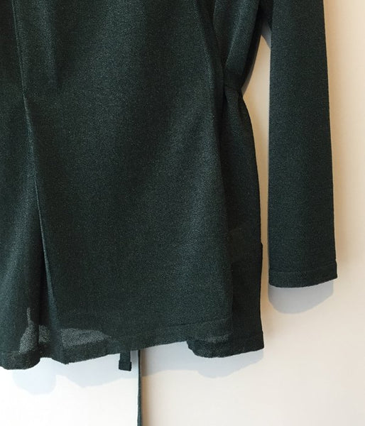 TAN/SOFTSHINY CARDIGAN (GREEN)