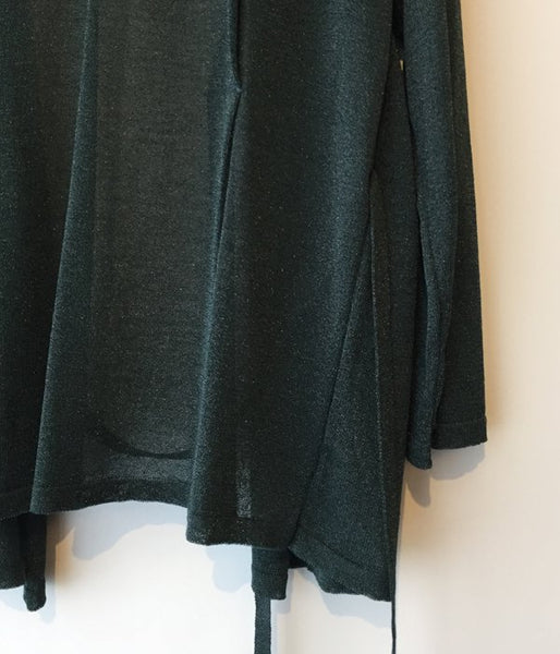 TAN/SOFTSHINY CARDIGAN (GREEN)