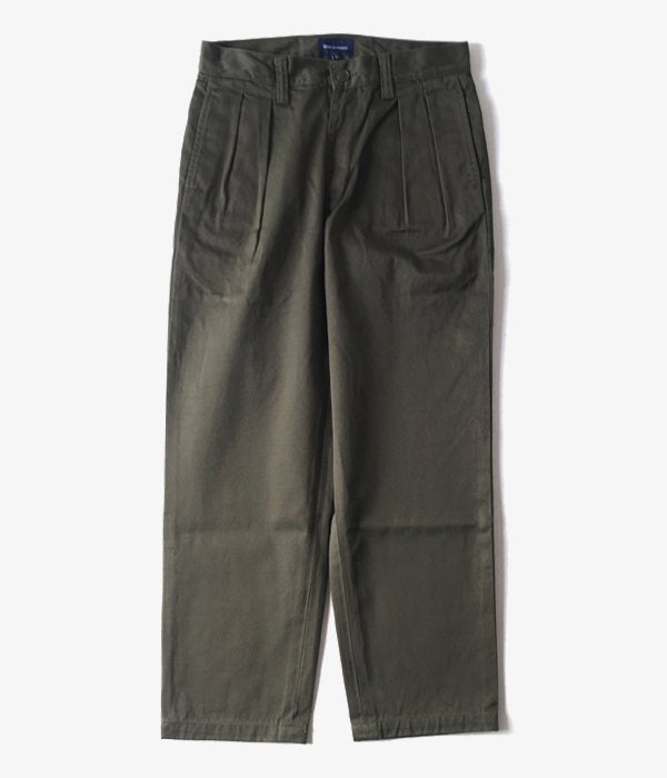 DESCENDANT/DC-3 TWILL TROUSERS (OLIVE DRAB)