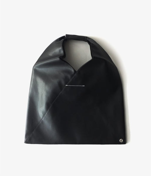 MM6 MAISON MARGIELA/ECO LEATHER JAPANESE TOTE BAG MINI(BLACK)