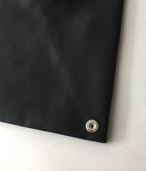 MM6 MAISON MARGIELA/ECO LEATHER JAPANESE TOTE BAG MINI(BLACK)