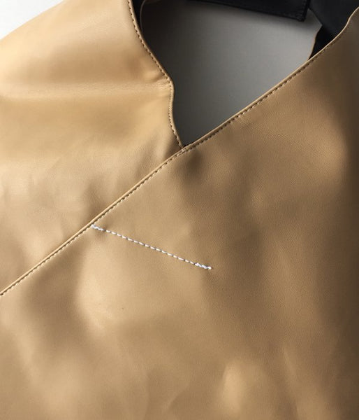 MM6 MAISON MARGIELA/ECO LEATHER JAPANESE TOTE BAG MINI(BEIGE)