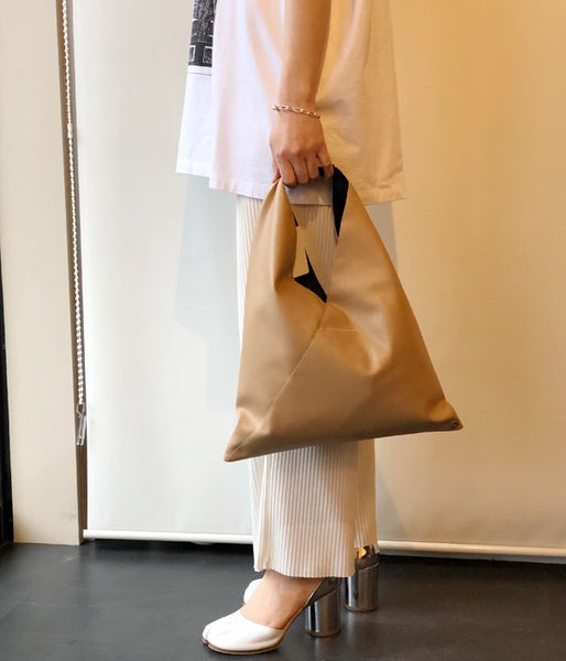 MM6 MAISON MARGIELA/ECO LEATHER JAPANESE TOTE BAG MINI(BEIGE)