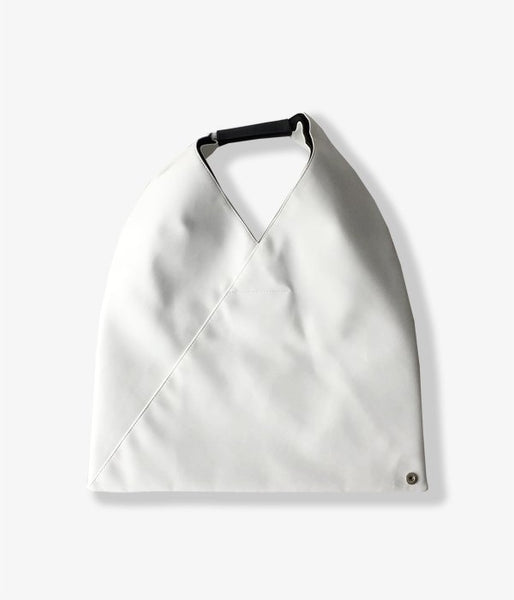 MM6 MAISON MARGIELA/ECO LEATHER JAPANESE TOTE BAG MINI(WHITE)