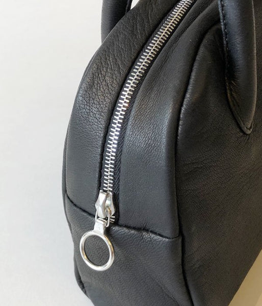 Aeta/DEER LEATHER BOSTON MINI(BLACK)