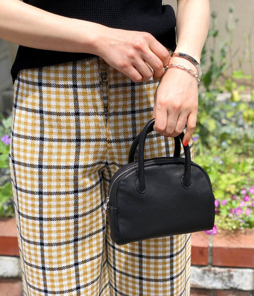 Aeta/DEER LEATHER BOSTON MINI(BLACK)