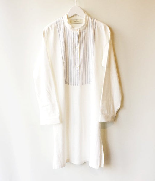 WRYHT/STAND COLLAR UNDER SHIRTS(OFFWHITE)