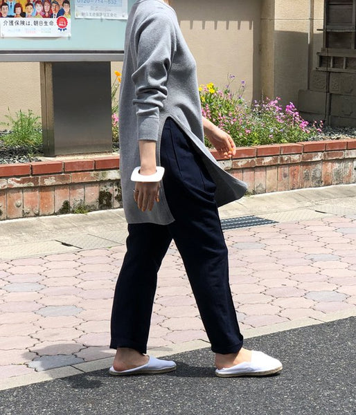 PHEENY/16/- HONEYCOMB SIDE SLIT L/S (GRAY)