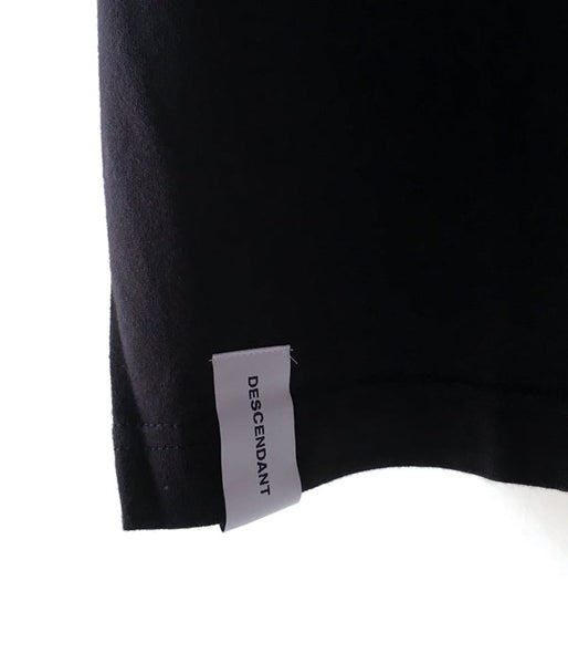 DESCENDANT/T&C CREW NECK SS (BLACK)