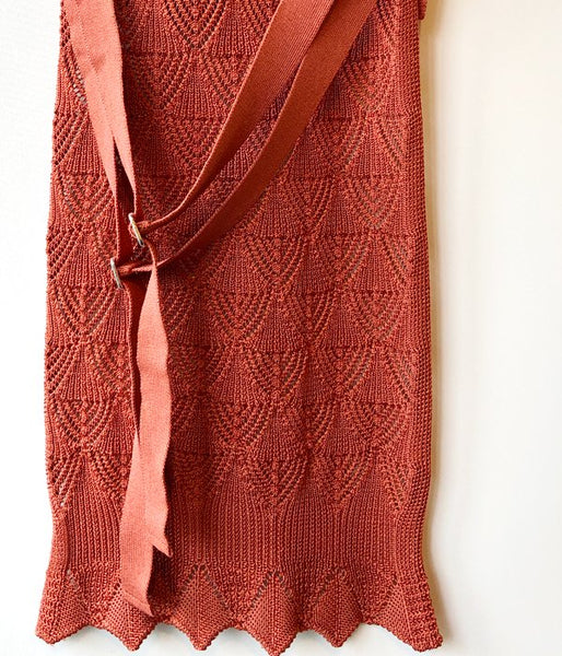 TAN/LACY VEST (ORANGE)