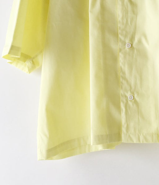 DIGAWEL/CAMP COLLAR S/S SHIRT (YELLOW)