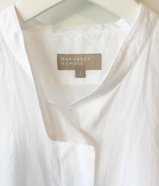 MARGARET HOWELL/SOFT WASHED COTTON SHIRT(WHITE)