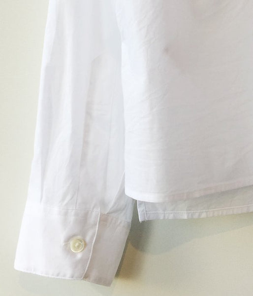MARGARET HOWELL/SOFT WASHED COTTON SHIRT(WHITE)