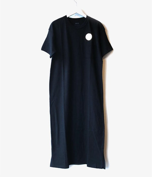 WRYHT/MAXI LENGTH BINDER-NECK TEE(BLACK)