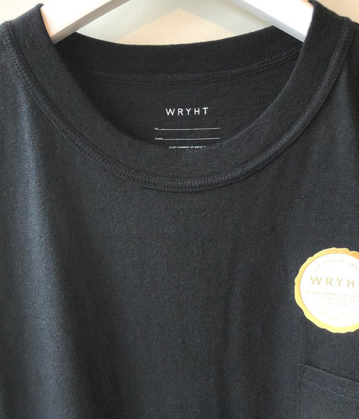 WRYHT/MAXI LENGTH BINDER-NECK TEE(BLACK)