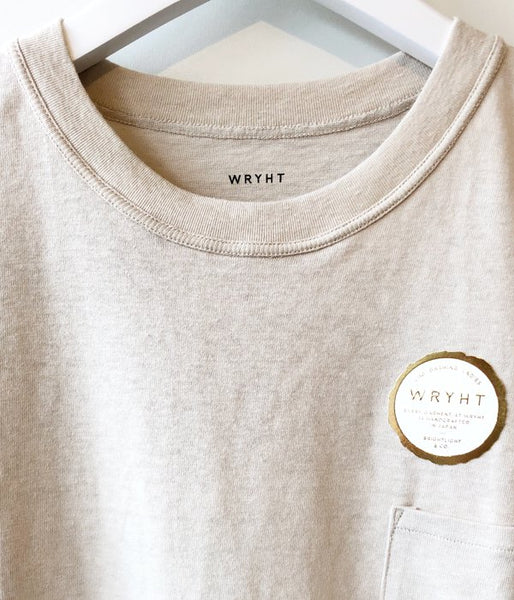 WRYHT/MAXI LENGTH BINDER-NECK TEE(DUNE)