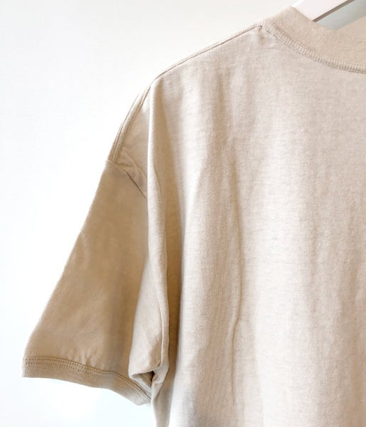 WRYHT/MAXI LENGTH BINDER-NECK TEE(DUNE)
