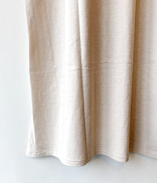 WRYHT/MAXI LENGTH BINDER-NECK TEE(DUNE)