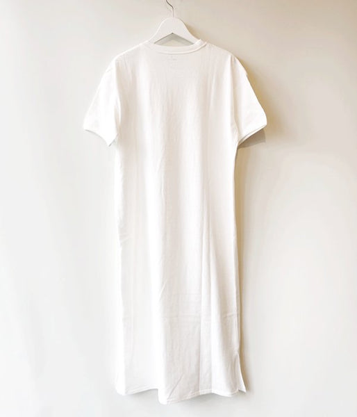 WRYHT/MAXI LENGTH BINDER-NECK TEE(OFFWHITE)