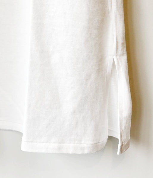 WRYHT/MAXI LENGTH BINDER-NECK TEE(OFFWHITE)