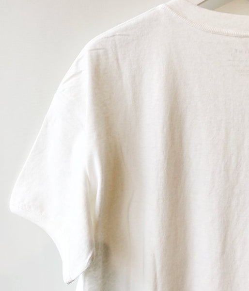 WRYHT/MAXI LENGTH BINDER-NECK TEE(OFFWHITE)