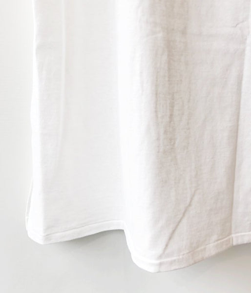 WRYHT/MAXI LENGTH BINDER-NECK TEE(OFFWHITE)