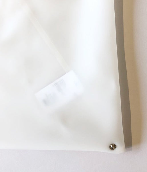 MM6 MAISON MARGIELA/JAPANESE TOTE BAG "PVC MM6 LOGO"(WHITE)