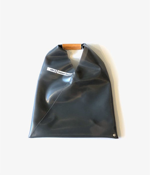MM6 MAISON MARGIELA/JAPANESE TOTE BAG "PVC MM6 LOGO" MINI(BLACK)