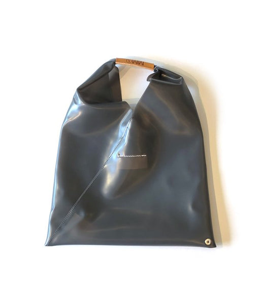 MM6 MAISON MARGIELA/JAPANESE TOTE BAG "PVC MM6 LOGO" MINI(BLACK)
