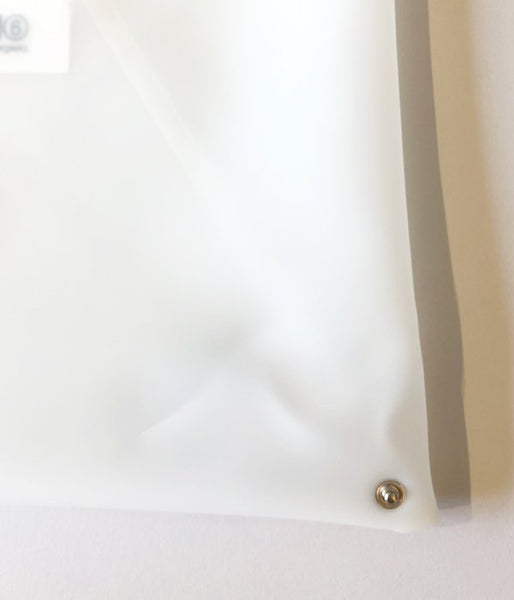 MM6 MAISON MARGIELA/JAPANESE TOTE BAG "PVC MM6 LOGO" MINI(WHITE)