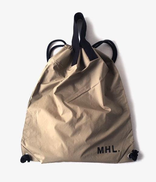 MHL./COATING COTTON TYPEWRITER KNAPSACK (BEIGE)