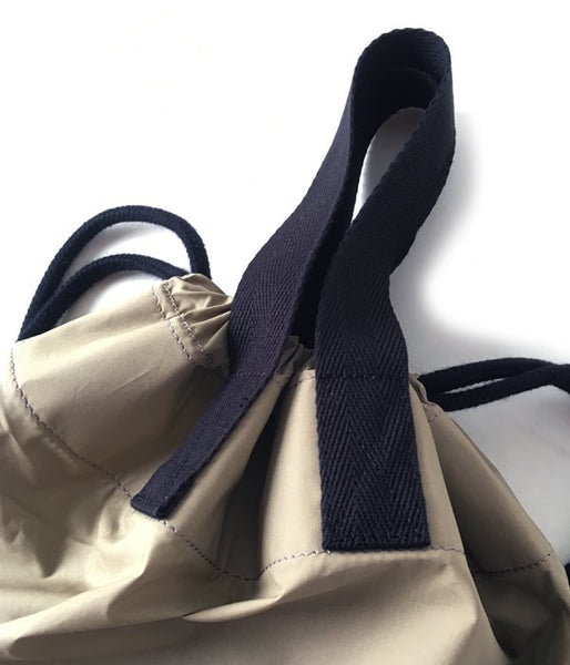 MHL./COATING COTTON TYPEWRITER KNAPSACK (BEIGE)
