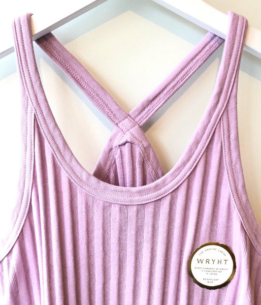 WRYHT/X-BACK RIBBED TANK(HYDRANGEA)