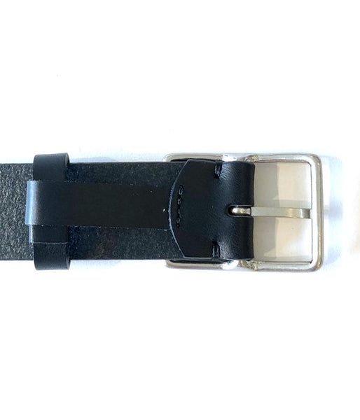 MARGARET HOWELL/OILED LEATHER BELT(BLACK)