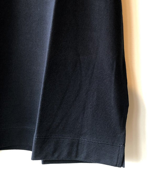 MARGARET HOWELL/PLAIN COTTON JERSEY TEE(BLACK)