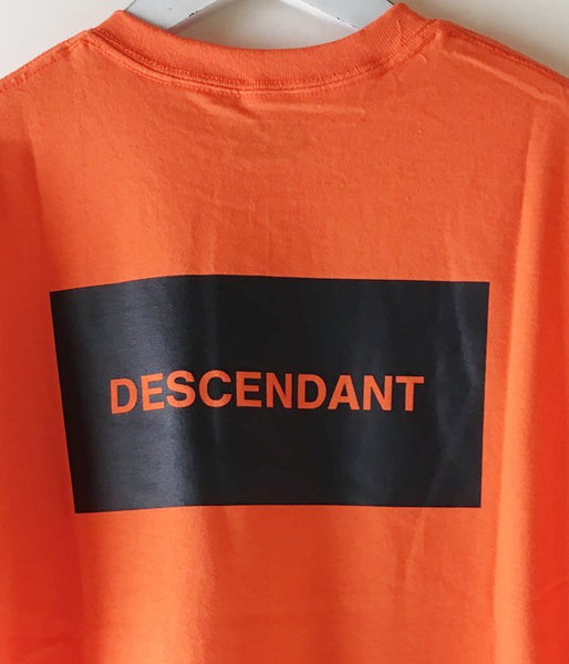 DESCENDANT/BOX CREW NECK SS (ORANGE)