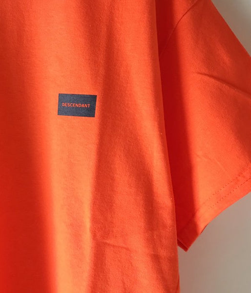 DESCENDANT/BOX CREW NECK SS (ORANGE)