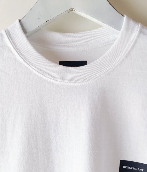DESCENDANT/BOX CREW NECK SS (WHITE)