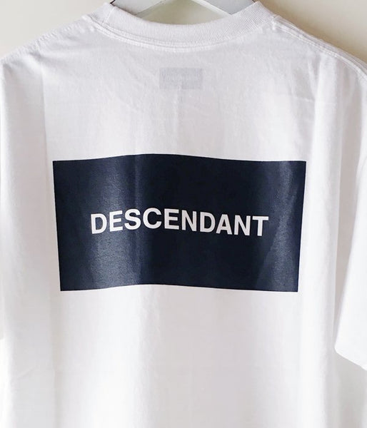 DESCENDANT/BOX CREW NECK SS (WHITE)