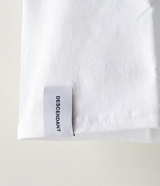 DESCENDANT/BOX CREW NECK SS (WHITE)