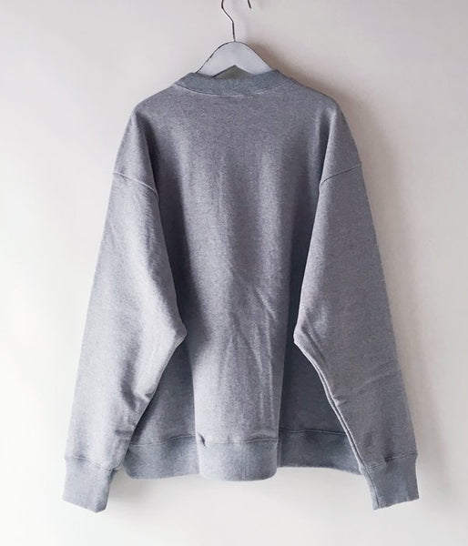 DIGAWEL/SWEAT SHIRT (RUBBER PRINT) (GRAY)