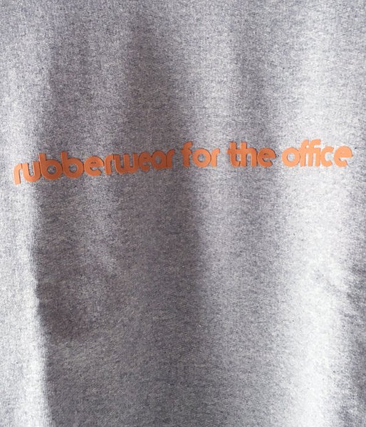 DIGAWEL/SWEAT SHIRT (RUBBER PRINT) (GRAY)