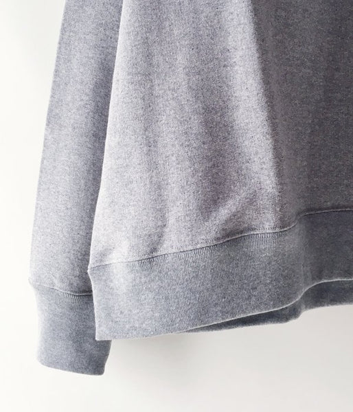 DIGAWEL/SWEAT SHIRT (RUBBER PRINT) (GRAY)