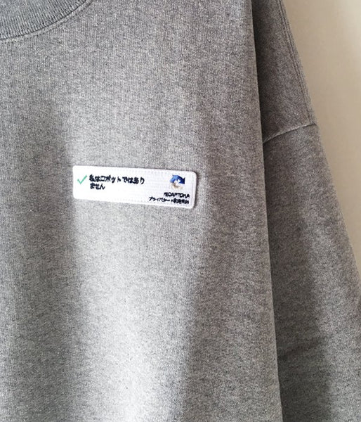 DIGAWEL/SWEAT SHIRT (WAPPEN) (GRAY)